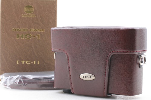 🎦VIDEO👀✨Unused✨ Minolta HC-1 Leather Hard Case for TC-1 From JAPAN - Picture 9 of 9