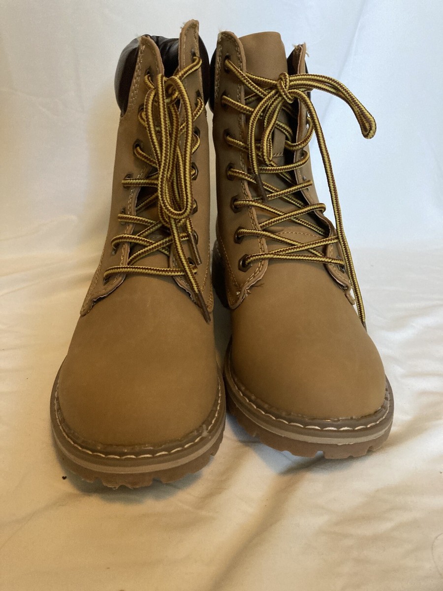 Forever Broadway 5 Women's Camel color Ankle High Combat Hiking