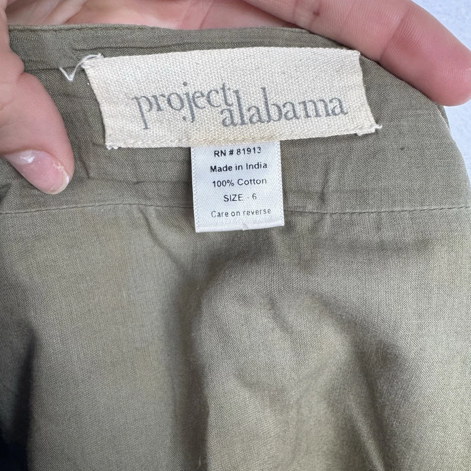 Project Alabama  Size 6 Green Short Skirt - Image 2 of 4