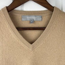 Neiman Marcus Sweater Mens Small Beige Cloud ...