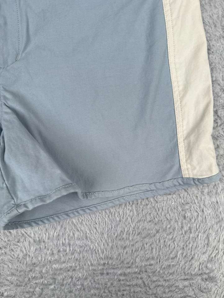 The North Face Shrots Mujer 10 Azul Blanco Mezcla de Algodón Serie A5 Senderismo Gimnasio 32x5 Foto 2 de 4