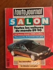 Numéro Spécial salon de l’Auto-Journal modèles 1990, parution septembre 1989