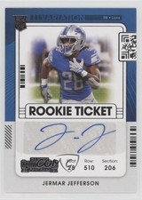 2021 Panini Contenders Rookie Ticket Variation Jermar Jefferson #260 Auto 0w8