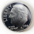 1964 10C CAM (Proof) Roosevelt Dime