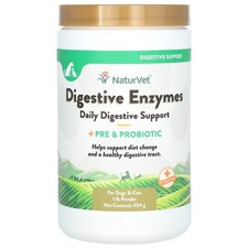 Digestive Enzymes, Daily Digestive Support  Pre  Probiotic Powder, For Dogs 