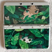 Nintendo New 3DS Replacement Shell - Charming Greenery Design with Hidden Girl