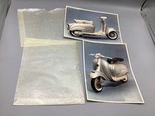 FOTO ORIGINALI D’EPOCA SCCOTER GUIZZO PALMIERI 17X24 CM 