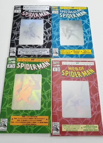 Spider-Man 30th Anniversary Hologram Comic Set (Marvel) Amazing 365 Spectacular