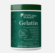 Beef Gelatin Powder - Unflavored Grass-Fed Keto 16 oz - Non-GMO Best by 1/2030