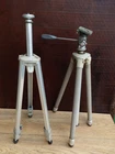 x2  vintage Linhof tripods - light stands.... interior decor ?