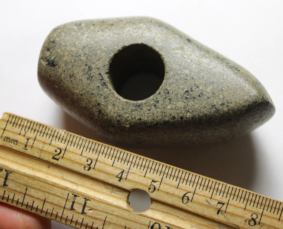 Rare Genuine ancient neolithic age stone axe celt tool artifact 6000BC intact - Image 2 of 4