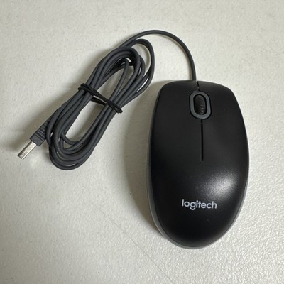 Logitech M100 Wired USB Optical Mouse Grey Model M-U0026 Tested