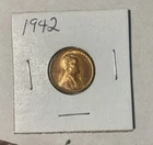 1942-P LINCOLN CENT. MS+++++/BU/RD. PRISTINE. ORIGINAL. CHOICE