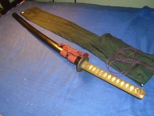 Japanese sword in mountings, old full polish, mint