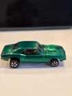 Vintage Hot Wheels Redline 1967 Custom Camaro Green black interior Hong Kong