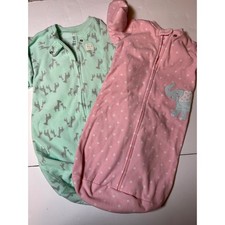 Just One You Made by Carter's Baby Sleep Sack Set Giraffe Elephant 0 9 Months