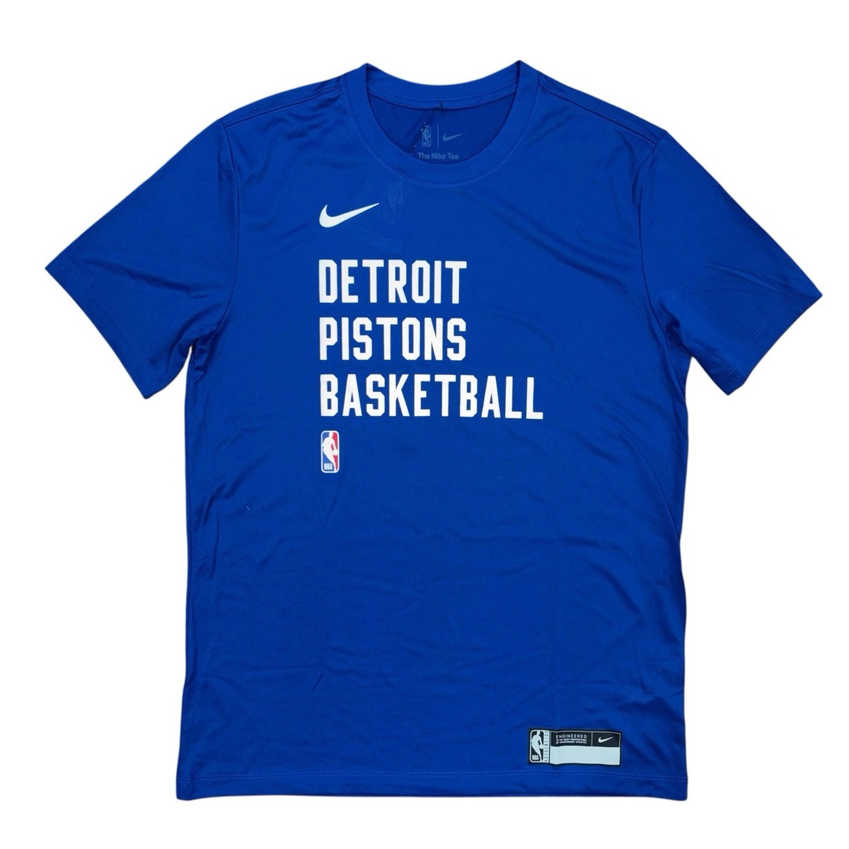 Nike Detroit Pistons Practice Warm-Up Shooting Shirt PE, Size