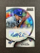 2011 Bowman Sterling Rookie Auto Nathan Eovaldi #12 Auto RC Refractor /199