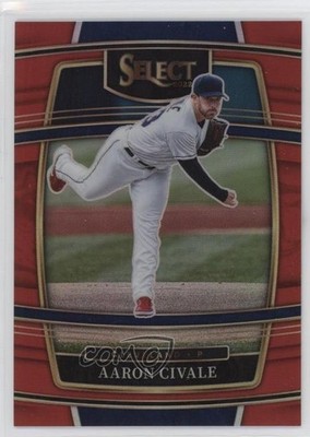 2022 Panini Select Concourse Red Prizm 81/199 Aaron Civale #78 1u5y