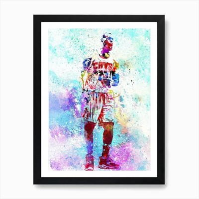 Kobe Bryant Kunstdruck gerahmt Wandbild Poster Leinwanddruck Bild