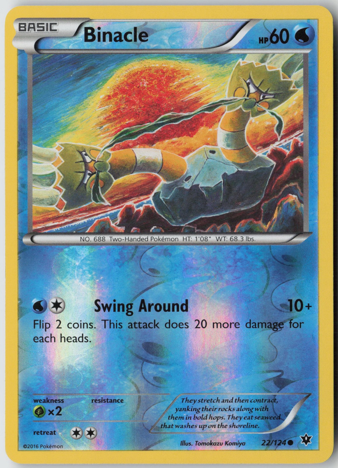 Binacle Common Normal XY - Fates Collide 22/124 LP