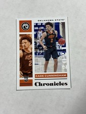 Cade Cunningham 2021 Panini Chronicles Draft Picks Basketball Rookie # 1 Pistons