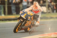 Mick Doohan signed Moto GP 12x8 photo Image C RACC Trusted Seller 186 ACGCERT