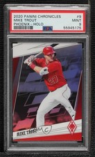 2020 Panini Chronicles Phoenix Holo Mike Trout #9 PSA 9 MINT on6