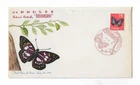Japan 1956  butterfly  issue on FDC with a better cachet