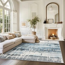 6x9 Soft Washable Area Rugs for Living Room and Bedroom, Non-Slip Stain Resis...