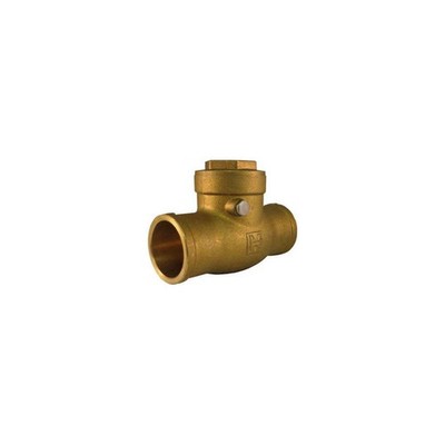 HAMMOND VALVE 968 1 Swing Check Valve,3.9063 in Overall L 1JBY1