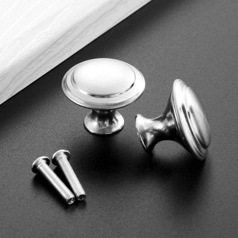 1-40PCS Stainless Steel Door Knobs Cabinet Handles For Cupboard Drawer Kitchen A - Image 3 of 4