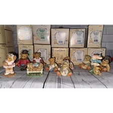 Cherished Teddies Enesco Figurine Lot Winona Taylor Dr Darlene with Boxes 10pc