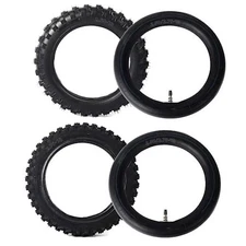  (2-Set) 2.50-10" and 2.75-10" Dirt Bike Tires and Inner Tubes - 2.50-10" 