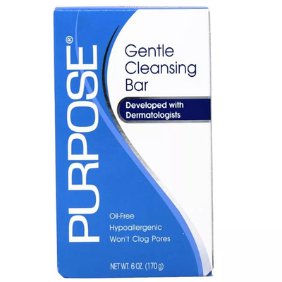 #ad Purpose Gentle Cleansing Bar Soap Hypoallergenic Oil Free 1 Ct 6 Oz Pack of 12 $54.23