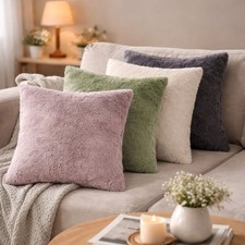 Kissenhülle 45x45 Fell Optik Kissenbezug Bezug Dekokissen Kissen OEKO-TEX Kissen