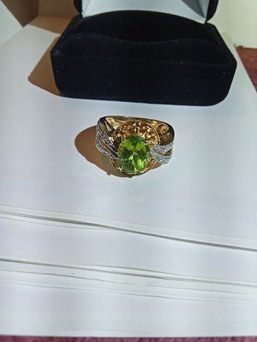 Ladies Cocktail Ring 14k - Picture 7 of 7