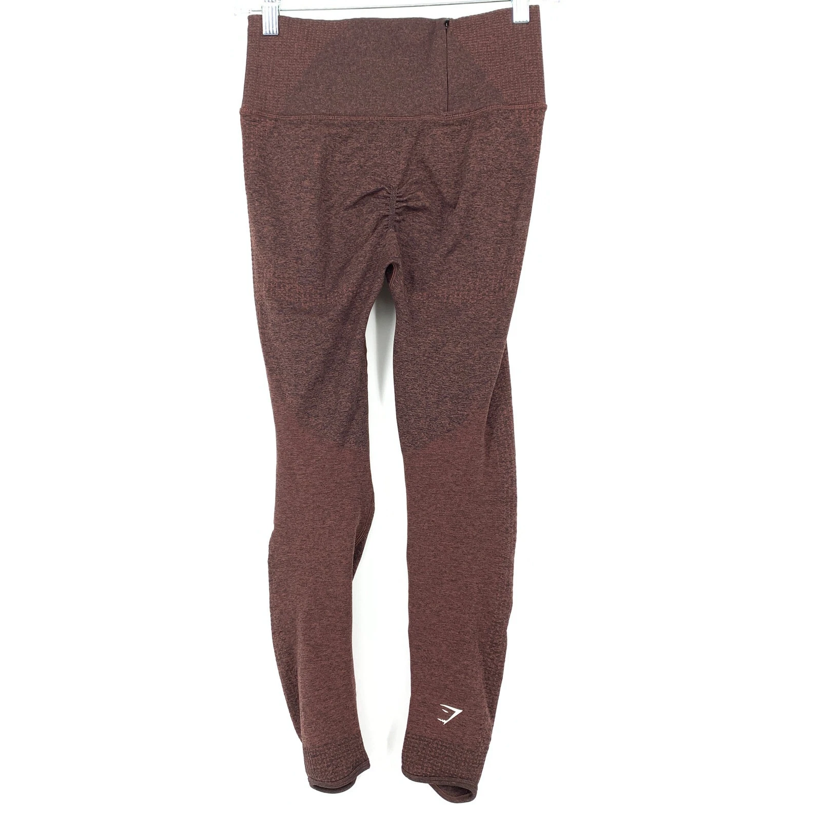 gymshark vital seamless 2.0 maroon marl leggings