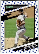 2021 Donruss #186 Mike Clevinger Independence Day San Diego Padres Baseball