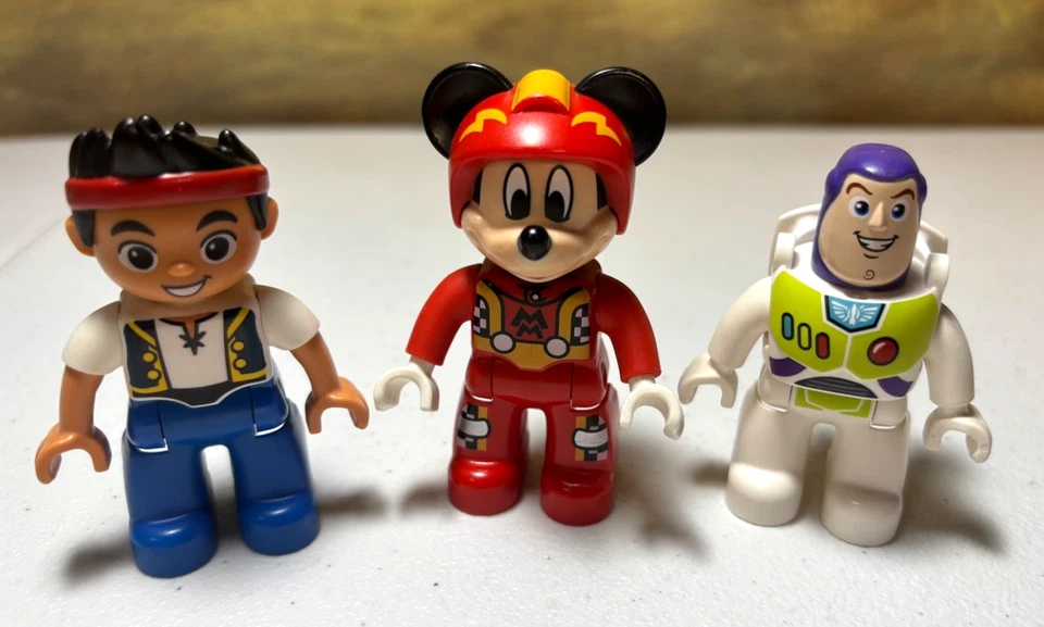 Lego Duplo Pizza Shop Disney Jake Buzz Mickey Figures Pieces Parts Mixed Lot - Image 4 of 4