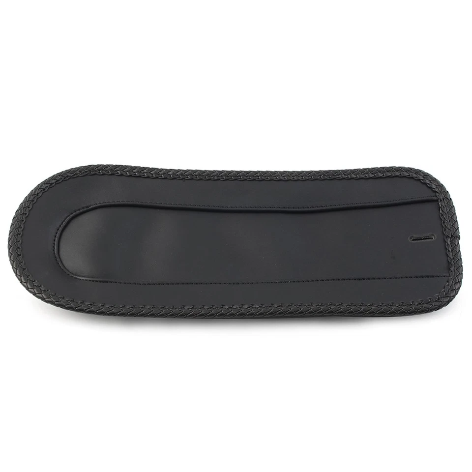 Guardabarros trasero de cuero PU negro para motocicleta asiento individual para Kawasaki Vulcan 1500 Foto 2 de 4