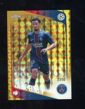 2025 Topps Chrome UEFA UCC Warren Zaire Emery Gold Geometric 27/50