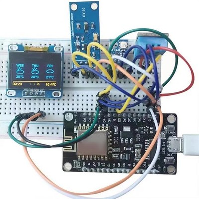 Echtzeit Wetter Datenstation Kit für ESP8266 12E und ThingSpeak Upload