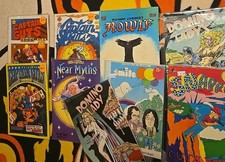 Lotto di 11 fumetti sotterranei Zine rivista Captain Guts Domino Lady CORBEN