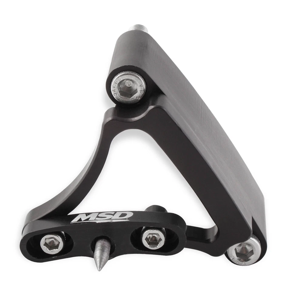 Puntero de distribución ajustable de aluminio MSD Billet para balanceador Chevy de 8" de bloque pequeño Foto 4 de 4