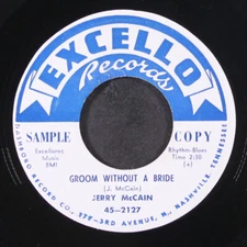 JERRY MCCAIN: groom without a bride / the jig's up EXCELLO 7" Single 45 RPM