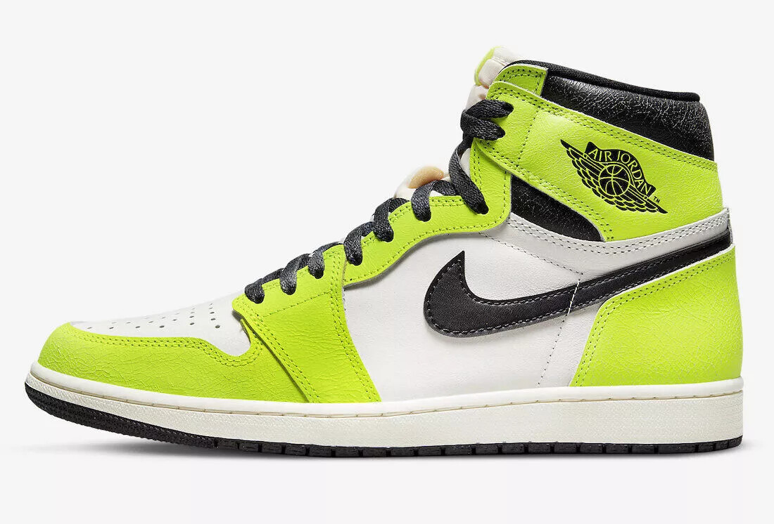neon green shoelaces nike