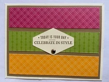 Truly tailored DSP birthday friend celebrate card kit of 6 made w/ Stampin’ Up!