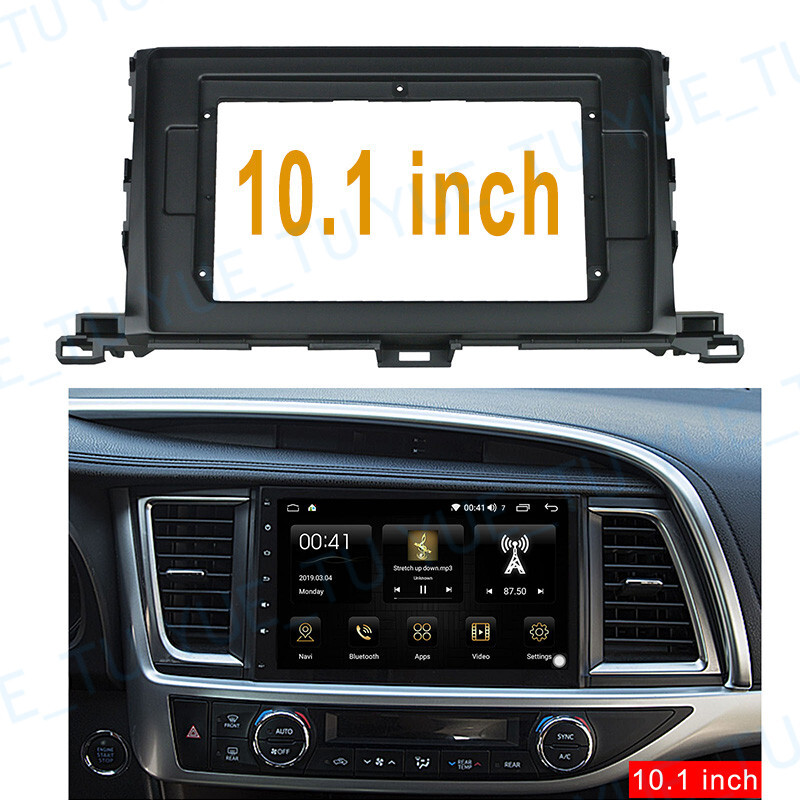10.1 Inch Car Radio Fascia Panel For Toyota Highlander 2015-2018 – Stereo Frame