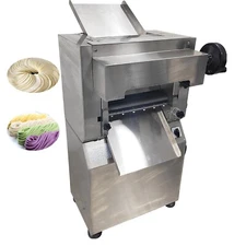 Electric Dough Sheet Machine Commercial Noodle Maker with 1.5mm Round Knife 110V
